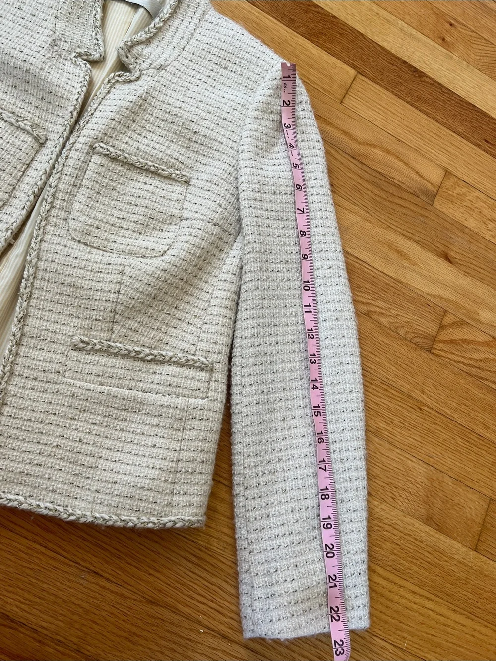 J. Crew structured bouclé